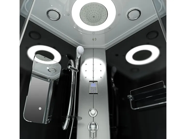 AcquaVapore Dampfdusche Duschtempel Sauna Dusche Duschkabine D46-63T2 100x100