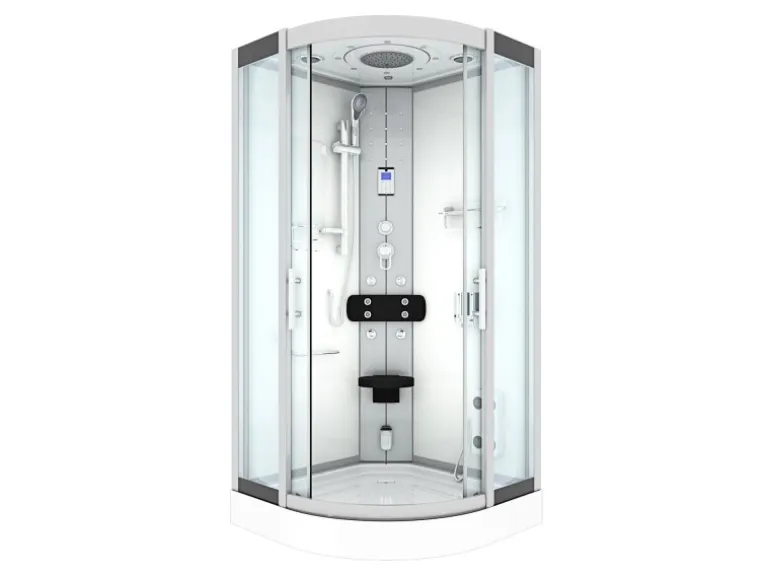 AcquaVapore Dampfdusche Duschtempel Sauna Dusche Duschkabine D46-00T2 80x80