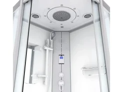 AcquaVapore Dampfdusche Duschtempel Sauna Dusche Duschkabine D46-00T2 80x80