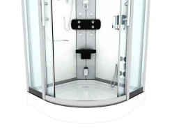 AcquaVapore Dampfdusche Duschtempel Sauna Dusche Duschkabine D46-00T2-EC 80x80
