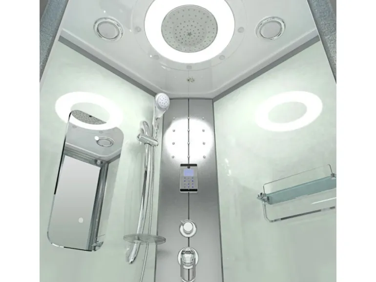 AcquaVapore Dampfdusche Duschtempel Sauna Dusche Duschkabine D46-60M2 100x100