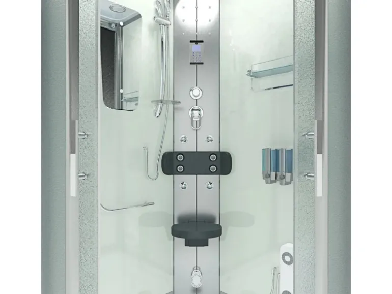 AcquaVapore Dampfdusche Duschtempel Sauna Dusche Duschkabine D46-60M2 100x100