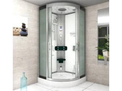AcquaVapore Dampfdusche Duschtempel Sauna Dusche Duschkabine D46-10M2-EC 90x90