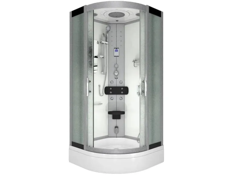 AcquaVapore Dampfdusche Duschtempel Sauna Dusche Duschkabine D46-50M2-EC 90x90