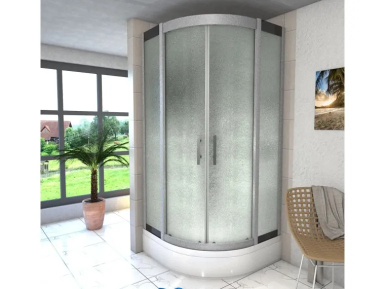 AcquaVapore Dampfdusche Duschtempel Sauna Dusche Duschkabine D46-50M2-EC 90x90