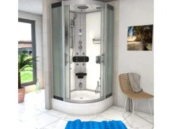 AcquaVapore Dampfdusche Duschtempel Sauna Dusche Duschkabine D46-50M2-EC 90x90