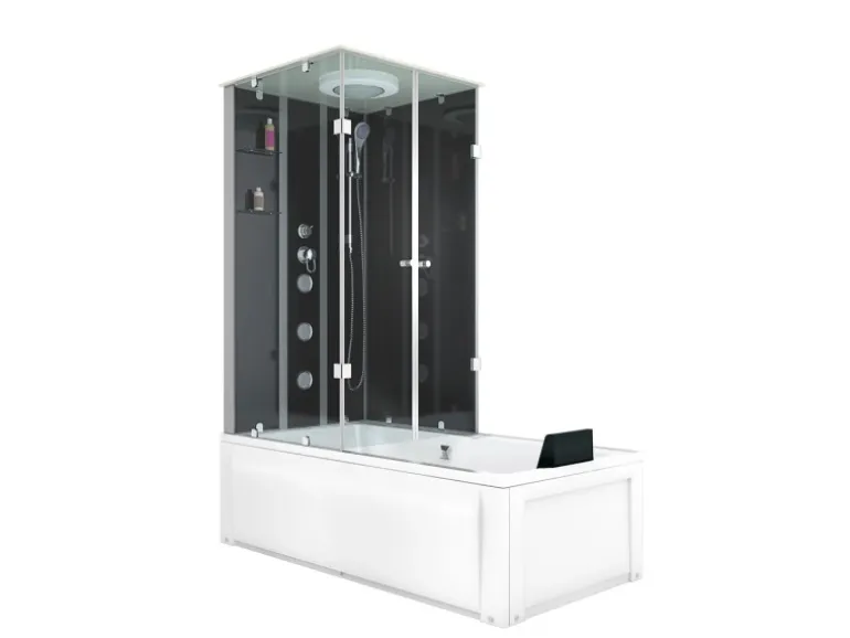 AcquaVapore Dusche Wanne Kombination K05-R30 Duschkabine 90x180