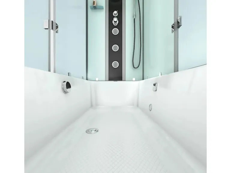 AcquaVapore Dusche Wanne Kombination K05-R00-EC Duschkabine 90x180