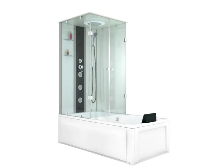AcquaVapore Dusche Wanne Kombination K05-R00 Duschkabine 90x180