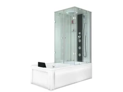 AcquaVapore Dusche Wanne Kombination K05-L00-EC Duschkabine 180x90
