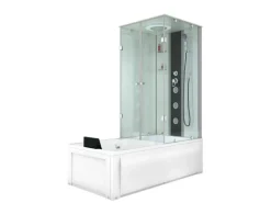 AcquaVapore Dusche Wanne Kombination K05-L00-EC Duschkabine 180x90
