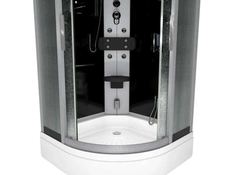 AcquaVapore Duschkabine Dusche D46-53M0-EC Komplettdusche Fertigdusche 90x90
