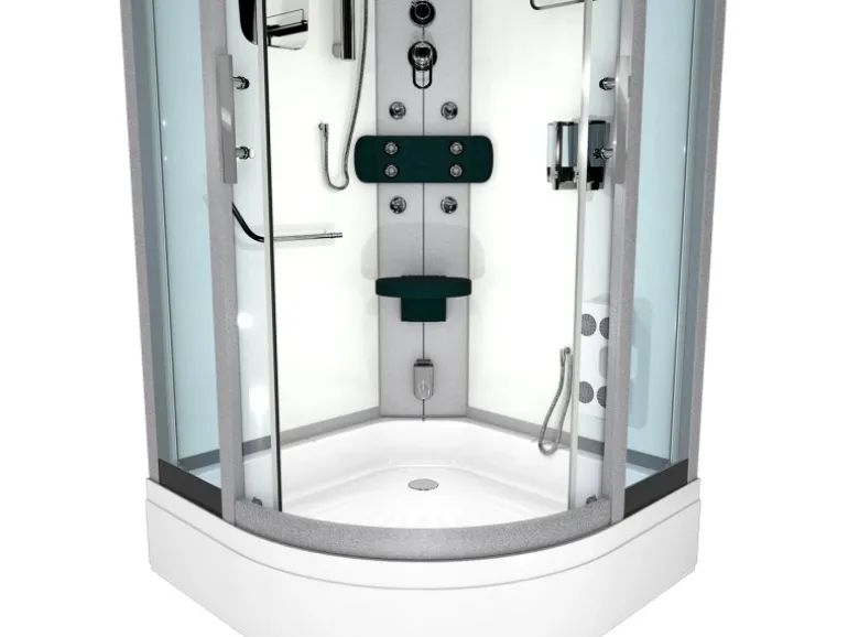 AcquaVapore Duschkabine Dusche D46-50T0-EC Komplettdusche Fertigdusche 90x90