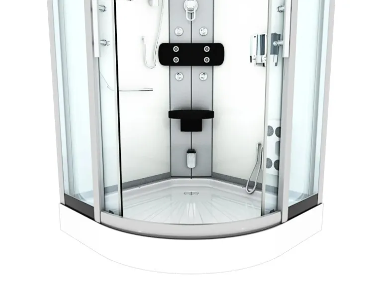 AcquaVapore Duschkabine Dusche D46-10T0 Komplettdusche Fertigdusche 90x90