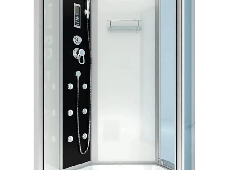 AcquaVapore Kombination Badewanne Dusche K50-L01 Duschtempel 170x100