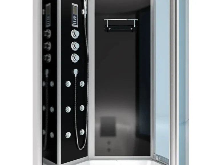 AcquaVapore Kombination Badewanne Dusche K50-L33 Duschtempel 170x100