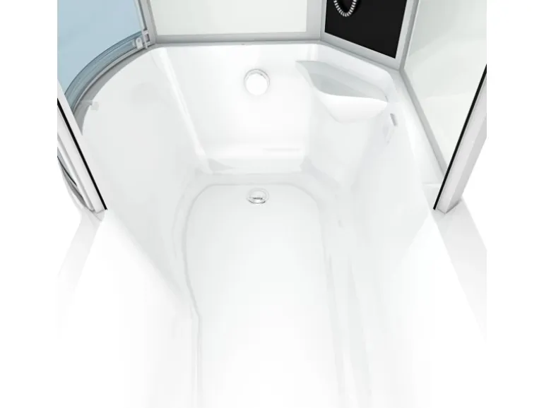 AcquaVapore Kombination Badewanne Dusche K50-R00-EC Duschtempel 100x170