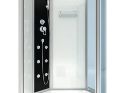 AcquaVapore Kombination Whirlpool Dusche K50-L00-WP Duschkabine Wanne 170x100