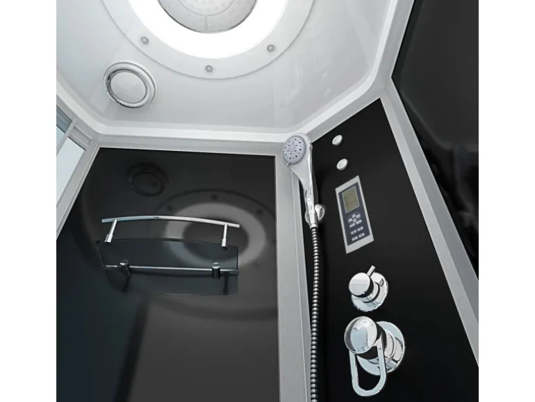 AcquaVapore Kombination Whirlpool Dusche K55-R31-WP Duschkabine Wanne 100x170