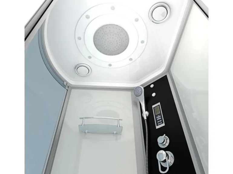 AcquaVapore Kombination Whirlpool Dusche K55-R01-WP-EC Duschkabine Wanne 100x170