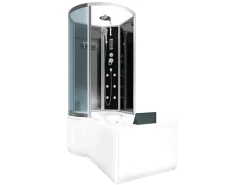 AcquaVapore Kombination Whirlpool Dusche K50-R31-WP-EC Duschkabine Wanne 100x170