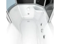 AcquaVapore Kombination Whirlpool Dusche K50-R31-WP-EC Duschkabine Wanne 100x170