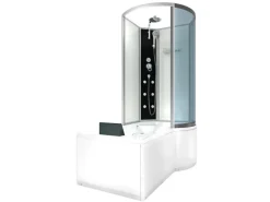 AcquaVapore Kombination Whirlpool Dusche K50-L00-WP-EC Duschkabine Wanne 170x100