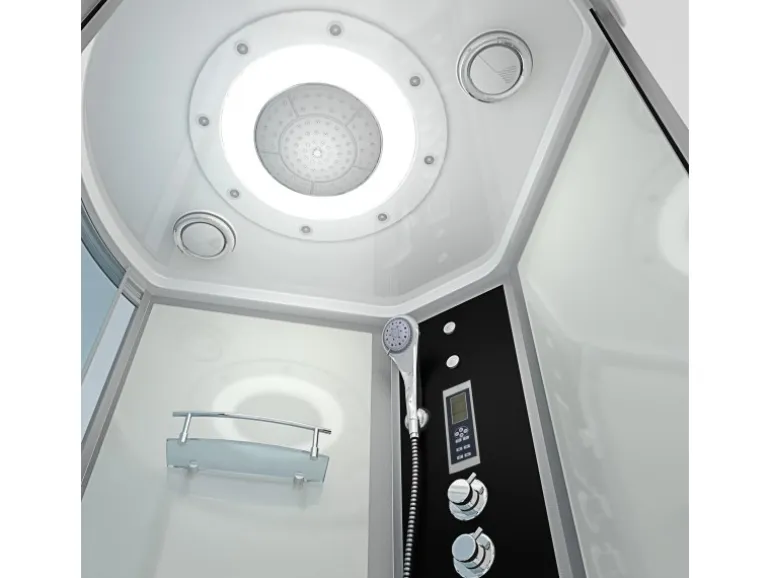AcquaVapore Kombination Whirlpool Dusche K55-R03-WP-EC Duschkabine Wanne 100x170