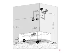 AcquaVapore Kombination Whirlpool Dusche K55-L01-WP Duschkabine Wanne 170x100