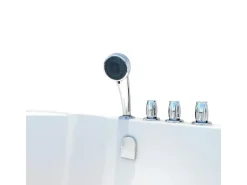 AcquaVapore Seniorendusche und Badewanne mit Tür S12D-TH-R-EC Dusche 85x170