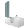 AcquaVapore Seniorendusche und Wanne mit Whirlpool S12D-TH-AIR-R-EC Dusche 85x17