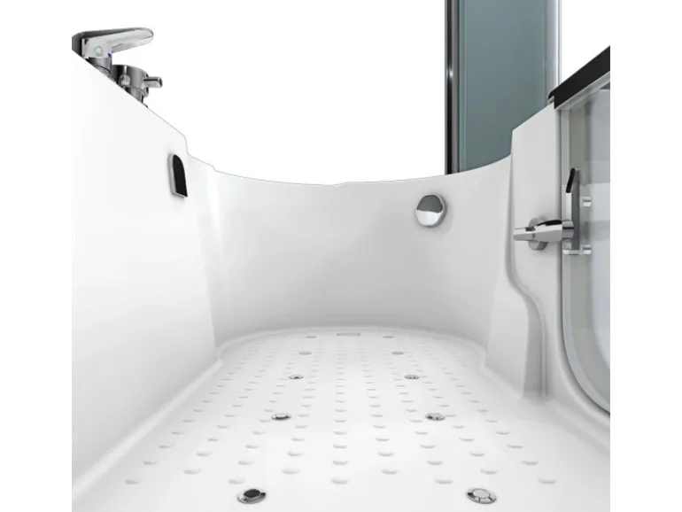 AcquaVapore Seniorendusche und Wanne mit Whirlpool S12D-EH-AIR-L-EC Dusche 170x8