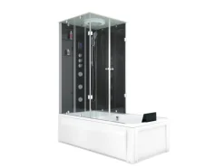 AcquaVapore Whirlpool Dusche Kombination K05-R33-WP-EC Duschtempel 90x180
