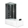 AcquaVapore Whirlpool Dusche Kombination K05-R31-WP-EC Duschtempel 90x180