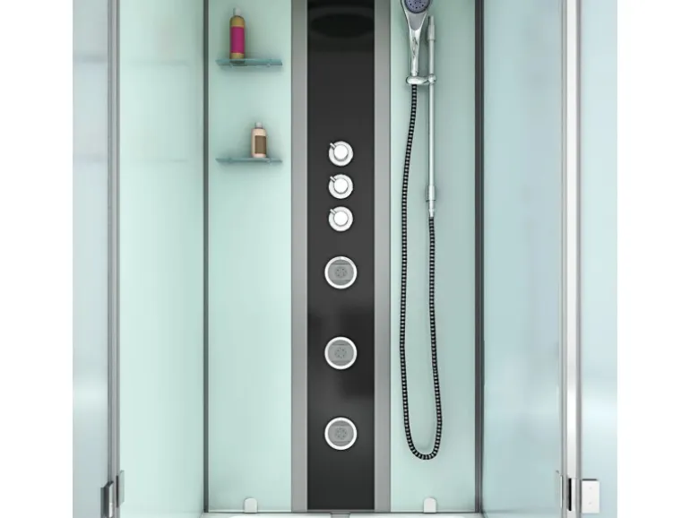AcquaVapore Whirlpool Dusche Kombination K05-L02-WP-EC Duschtempel 180x90
