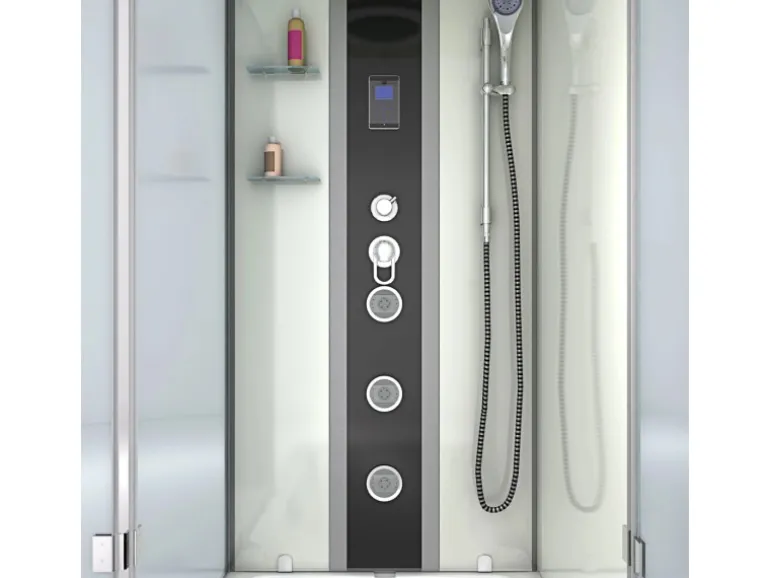 AcquaVapore Whirlpool Dusche Kombination K05-R01-WP Duschtempel 90x180
