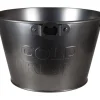 A.H.G. Getränkekühler Cold Drinks Zinkwanne Ø 27 cm x 17 cm Schwarz