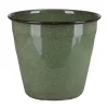 A.H.G. Metall-Topf mit Ablaufstopfen Ø 20,5 cm cm x 18 cm Grün