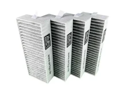 AIR2GO CleanAir Plus Aktivkohlefilter für Constructa CV430235 und CV431235 4 Stück