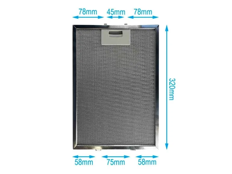 AIR2GO Metall-Fettfilter 320x220mm 362380 und 00362380