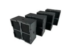 AIR2GO Regenerierbarer Aktivkohlefilter für Beko KIT0120952 und FCB0132356B 4 Stück