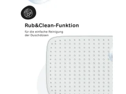 AM.PM Duschsystem Func Duschsystem ohne Armatur, Regenduschset Kopfbrause Duschsäule Dusche F07FA000 Chrom