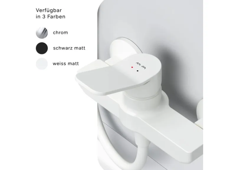 AM.PM Einhebel-Duscharmatur Hit Brausearmatur aus Messing, Mischbatterie Brausebatterie Wasserhahn Bad FXA20033 Weiß
