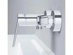 AM.PM Einhebel-Duscharmatur Hit Brausearmatur aus Messing, Brausebatterie Wasserhahn Bad FTA20000 Chrom