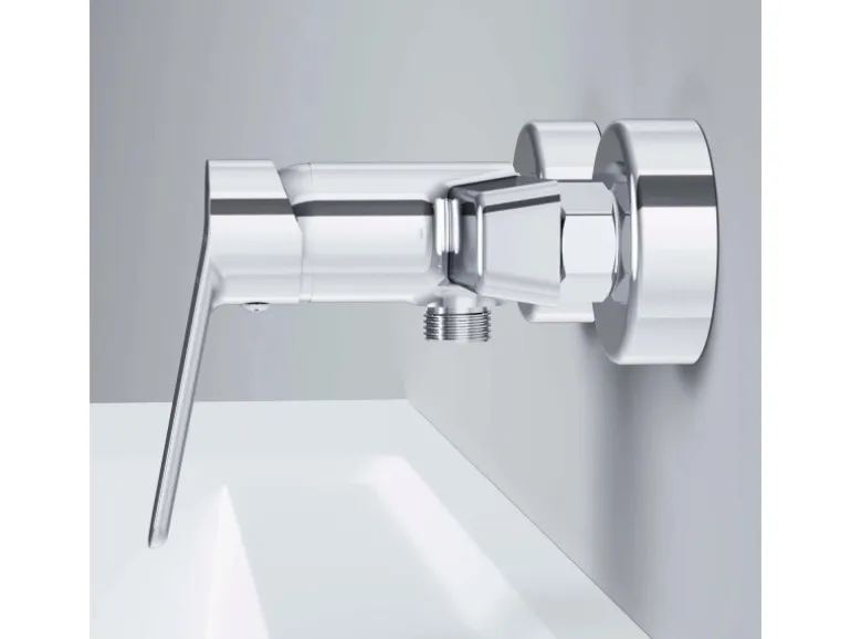 AM.PM Einhebel-Duscharmatur Hit Brausearmatur aus Messing, Brausebatterie Wasserhahn Bad FTA20000 Chrom