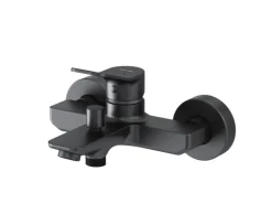 AM.PM Einhebel-Wannenarmatur / Brausearmatur, Wasserhahn Bad, Wannenbatterie FXA10022 X-Joy Aufputz Schwarz