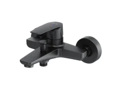 AM.PM Einhebel-Wannenarmatur / Brausearmatur, Wasserhahn Bad, Wannenbatterie FGA10022 Gem Aufputz Schwarz