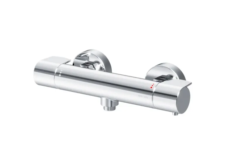 AM.PM Thermostat Duscharmatur X-Joy Brausearmatur aus Messing, Mischbatterie, Duschthermostat FXA40000 Chrom