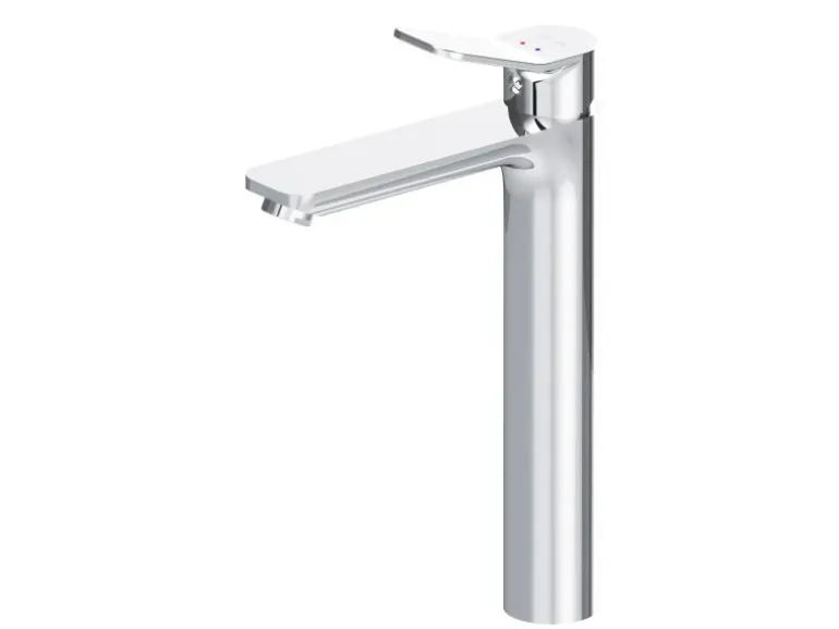 AM.PM Waschtischarmatur mit hohem Auslauf, Waschbecken Armatur, Mischbatterie FXA92000 X-Joy Wasserhahn Bad Chrom