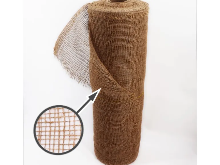 Aquagart 15m x 1m Jutegewebe 105g/m² Jutematte Gartenjute Jute Stoff Sackleinen Juteband